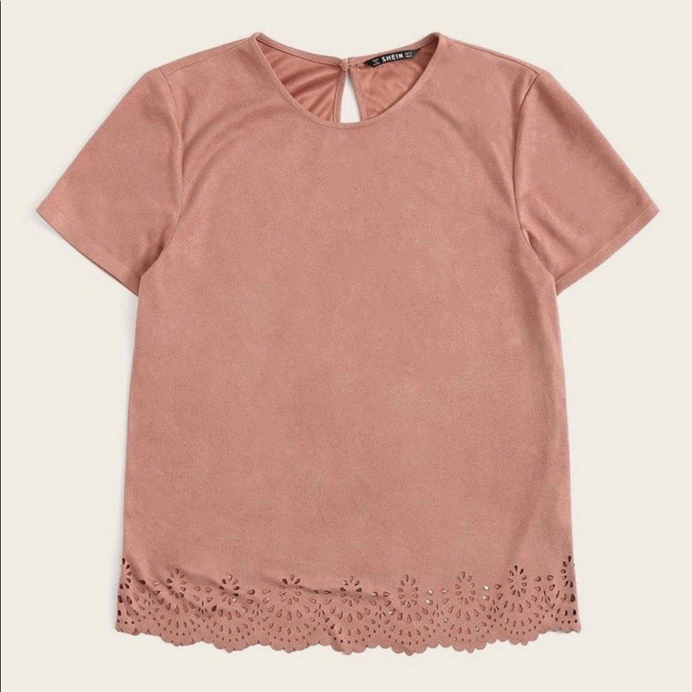 Key Hole Back Blouse